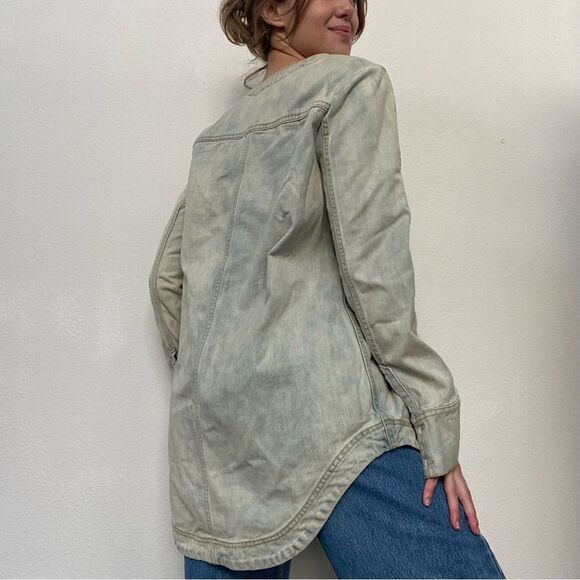 Free People Denim Tunic Top - Picture 3 of 5